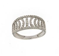 Anello Soranzo Gioielli Donna Pietre Sintetiche in Oro bianco Zircone DZ10287194 - DZ10287194